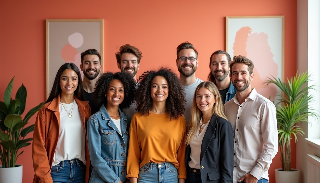 L'équipe créative de l'agence RCBP au travail